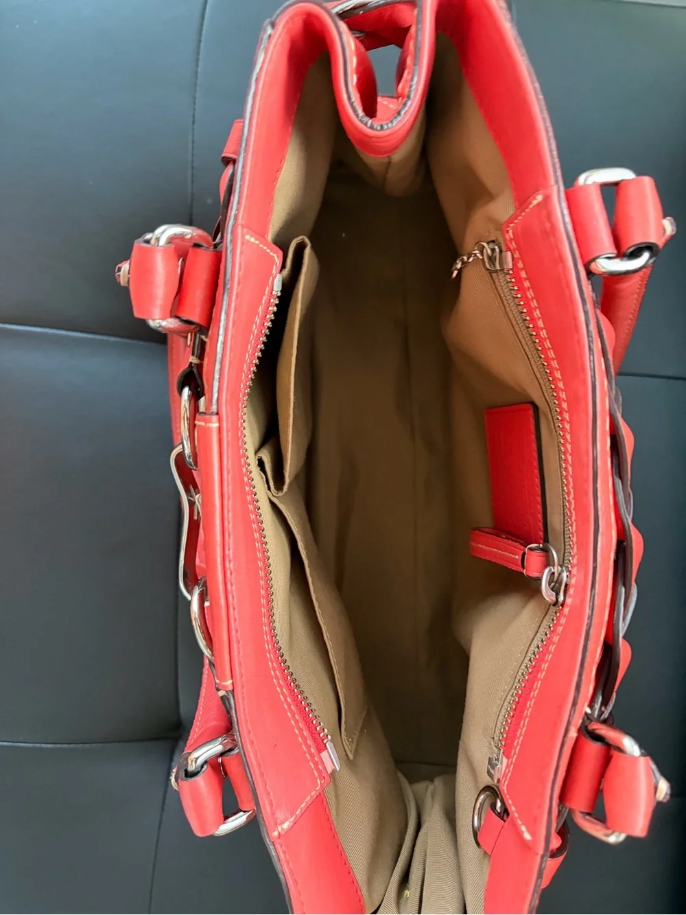 Coach vibrant coral